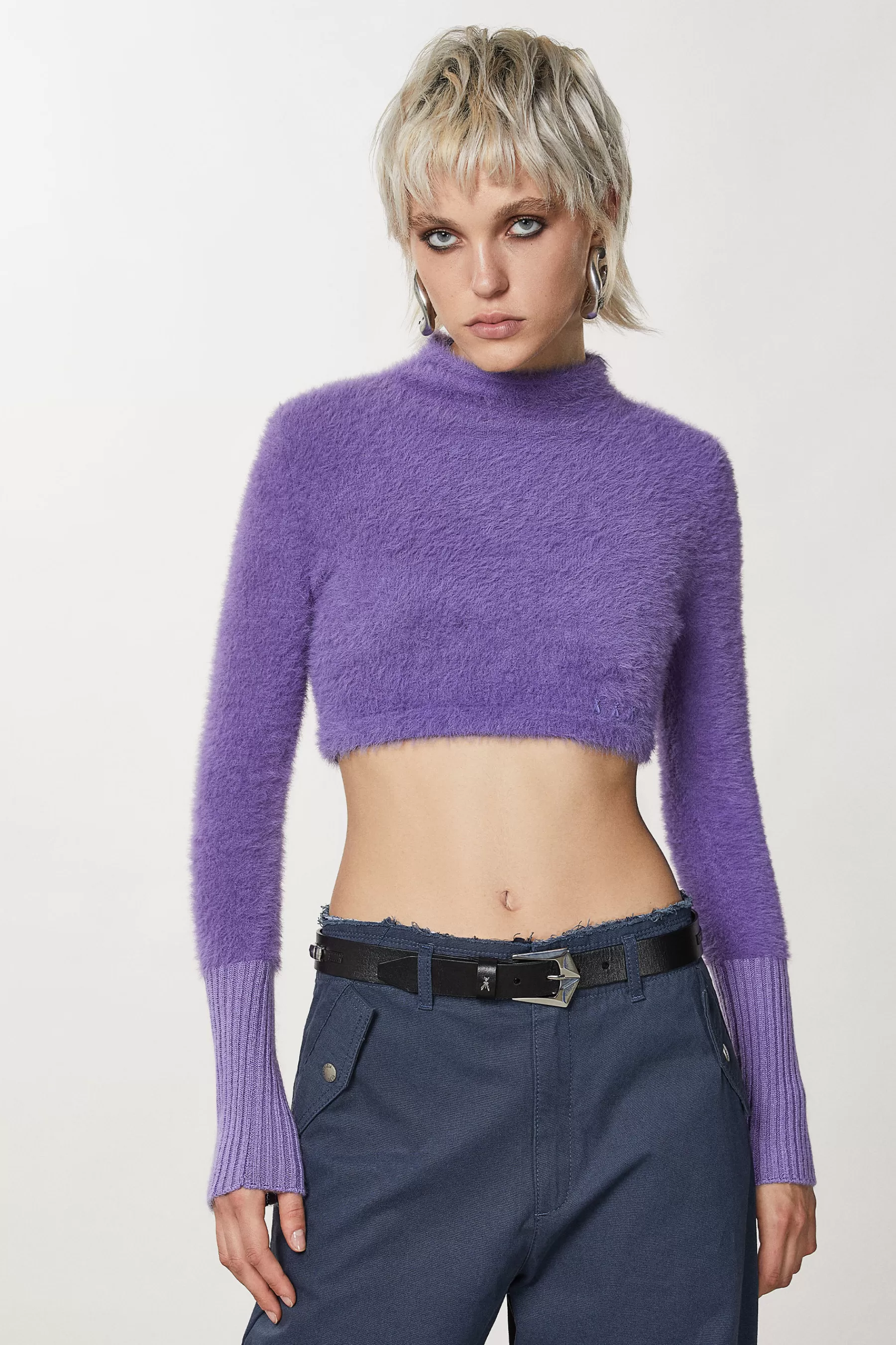 Patrizia Pepe Maglia effetto fluffy