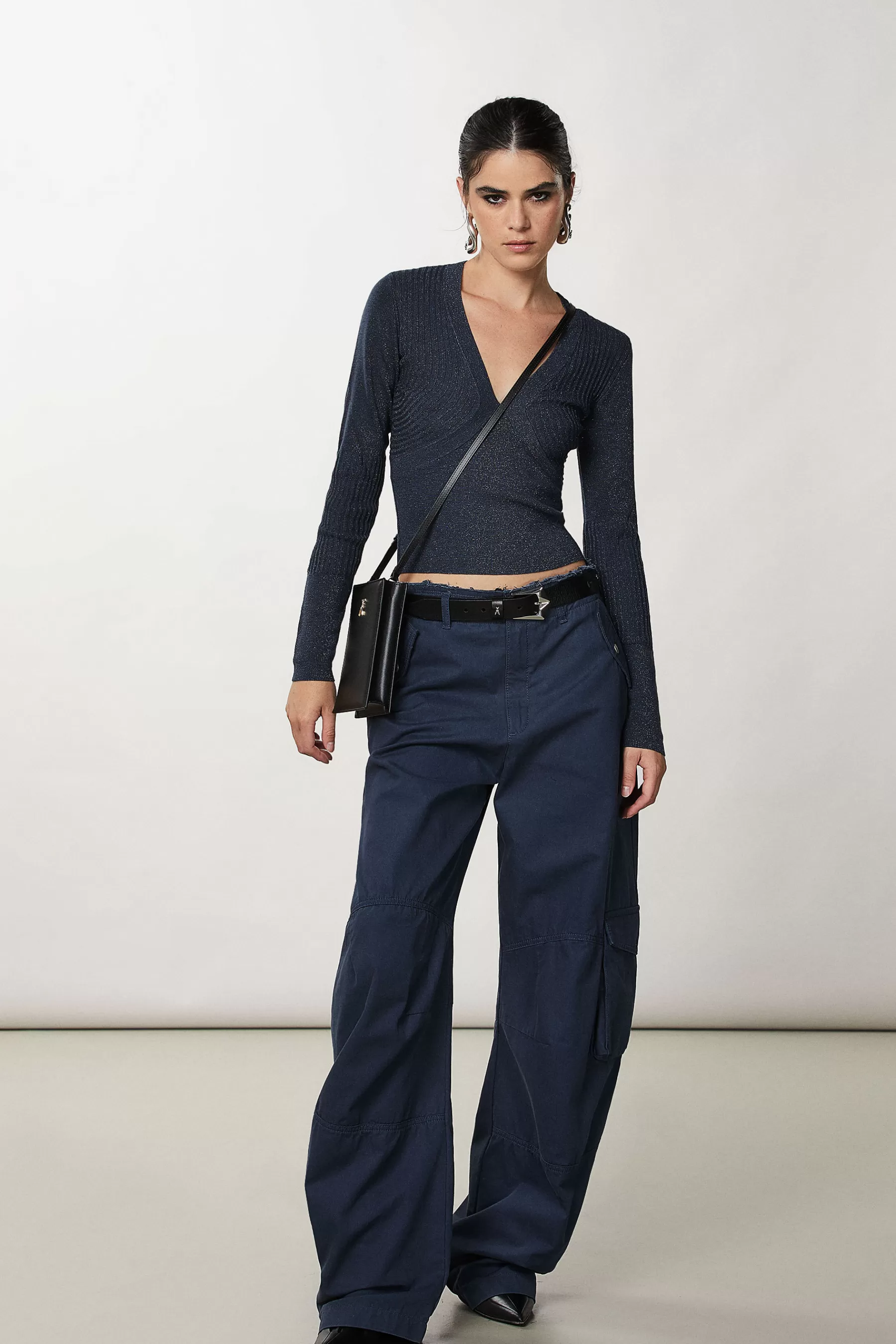 Patrizia Pepe Maglia ESSENTIAL in lurex